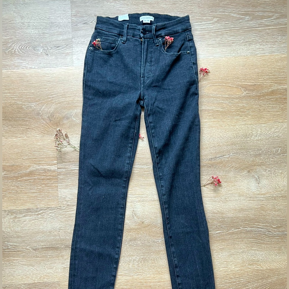 Skinny jeans Dixon color, high rise. Stretch